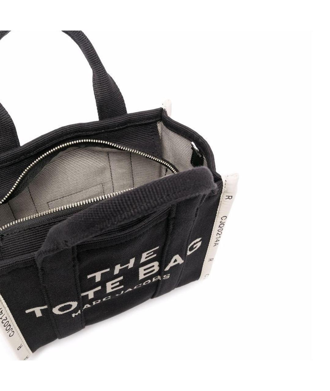 MARC JACOBS Черная тканевая сумка тоут, фото 3