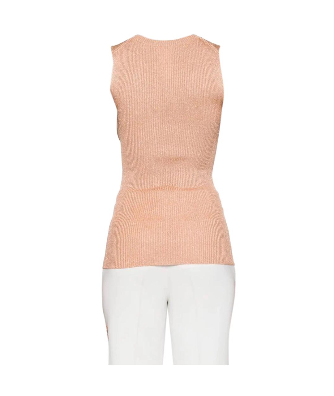 FABIANA FILIPPI Бежевая вискозная майка, фото 2