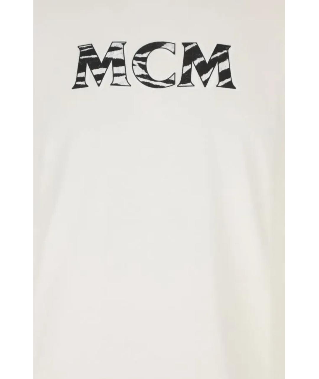 MCM Белая хлопковая футболка, фото 3