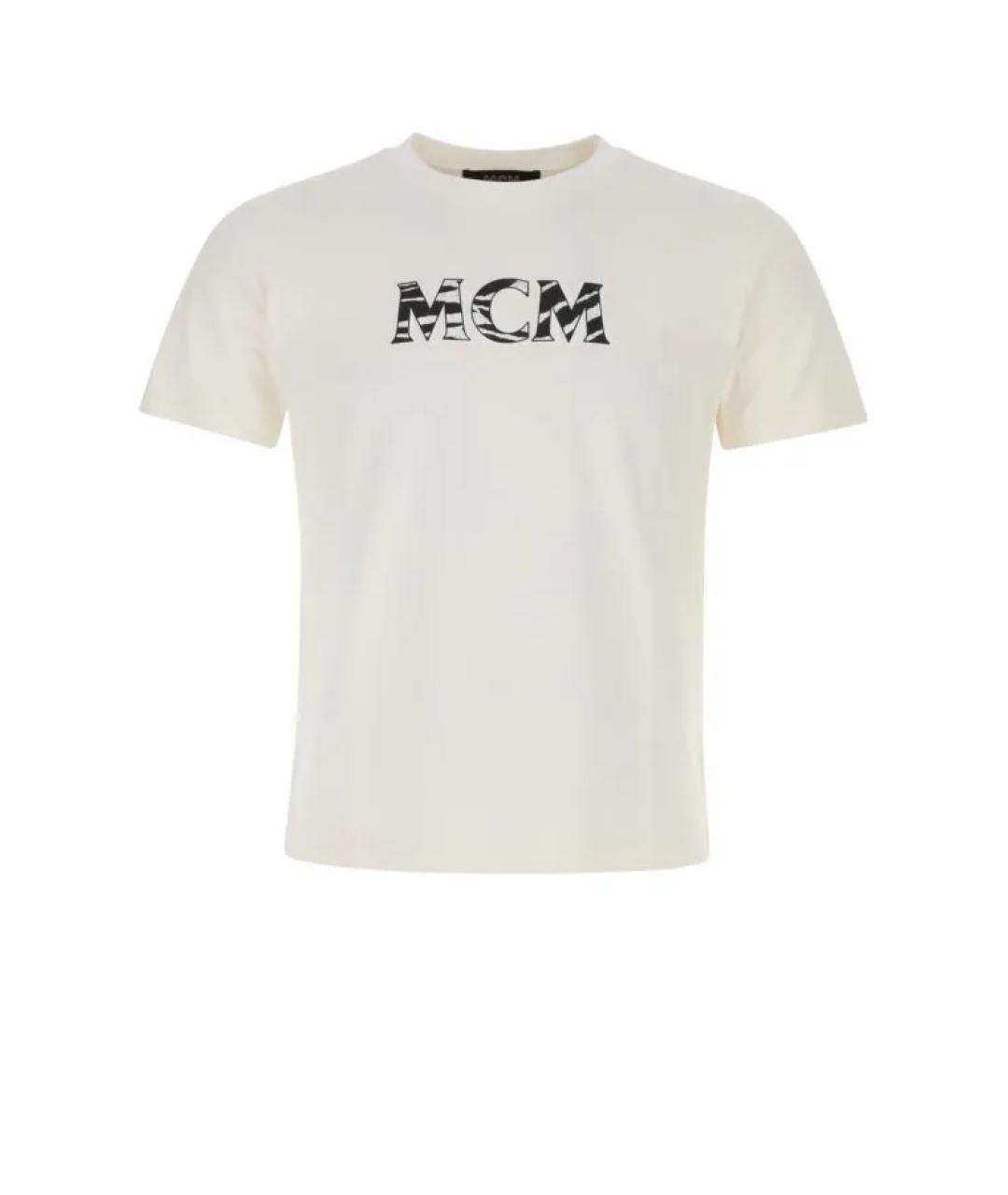 MCM Белая хлопковая футболка, фото 1