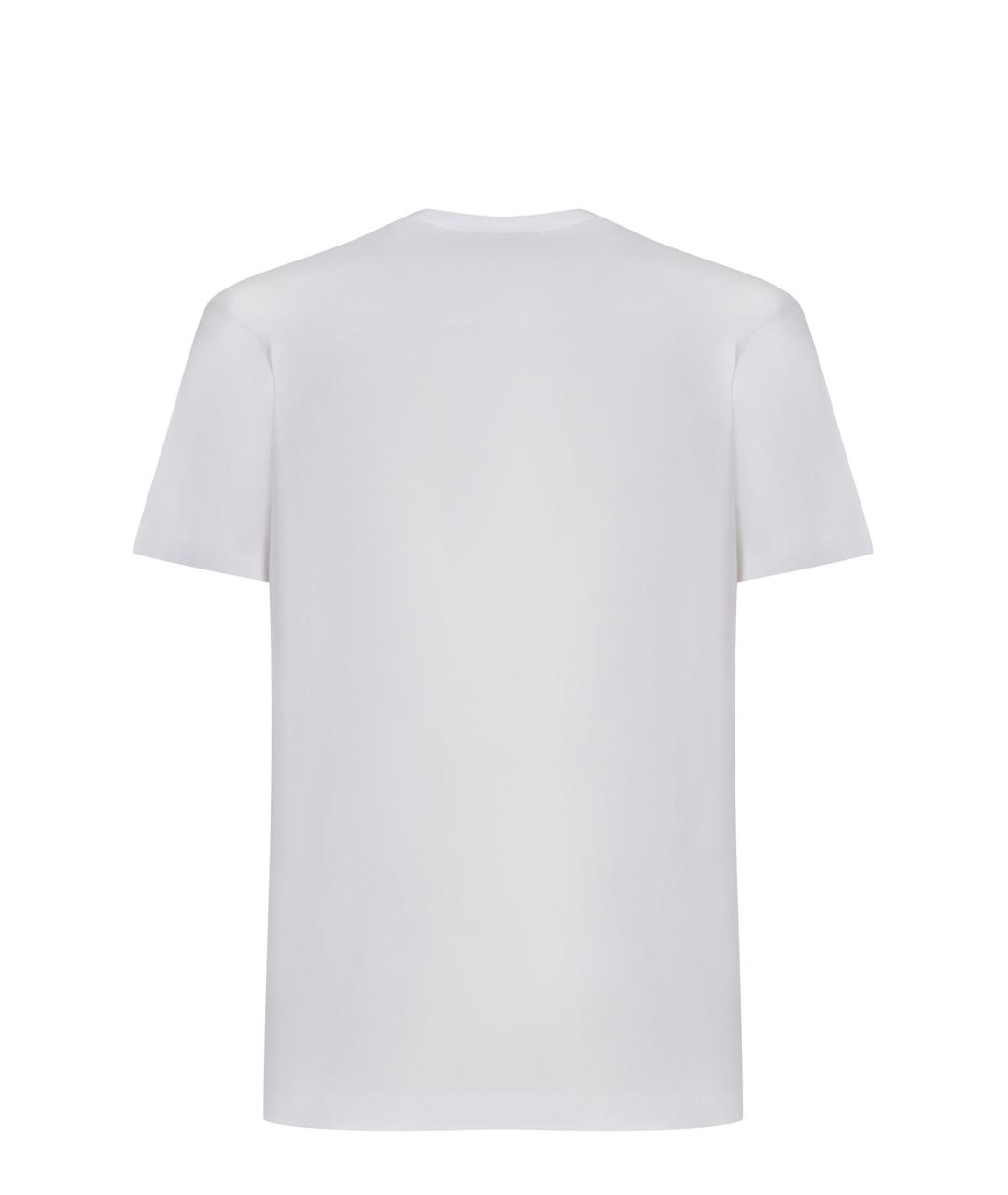 DSQUARED2 Белая хлопковая футболка, фото 2