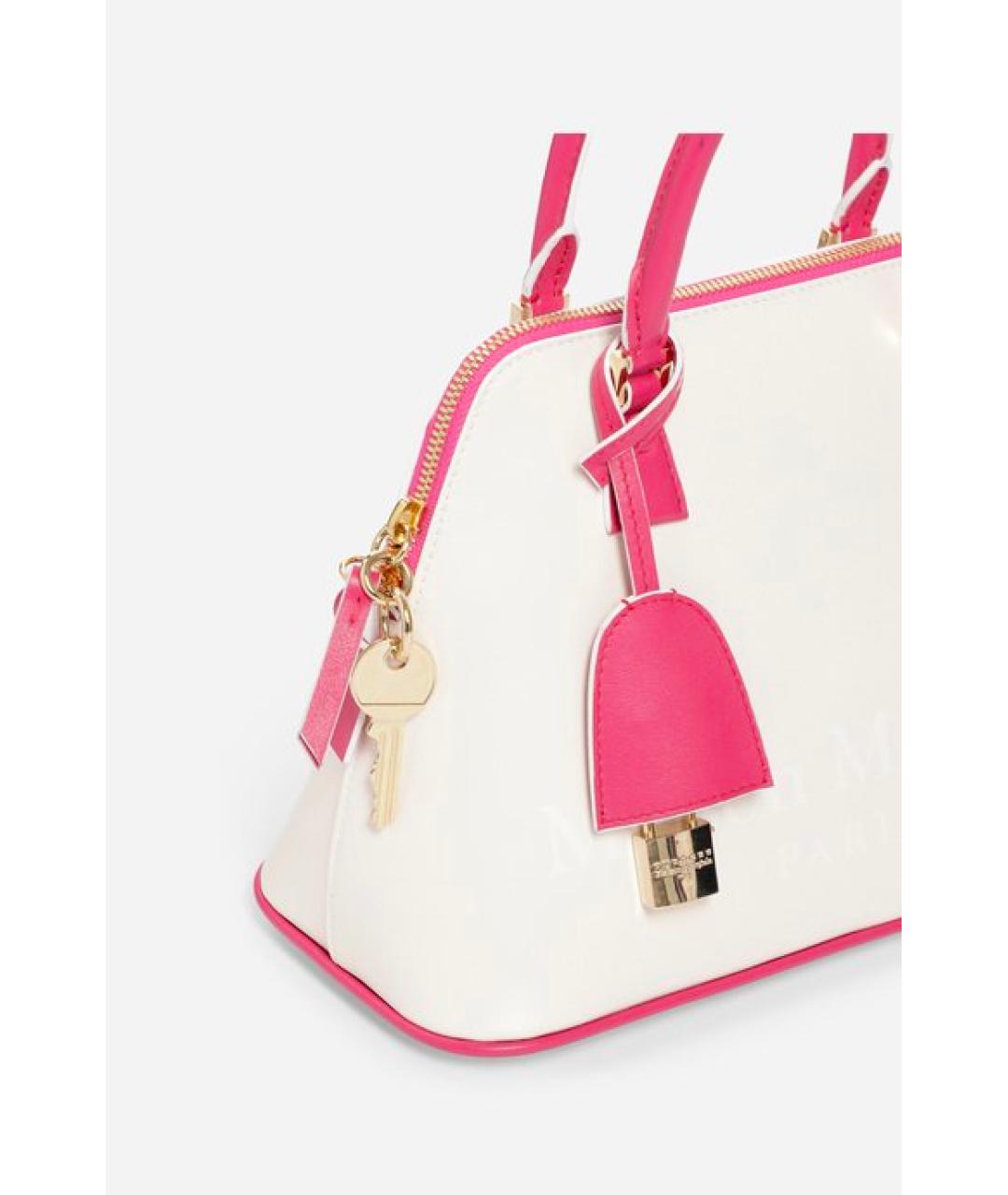 MAISON MARGIELA Белая кожаная сумка тоут, фото 3