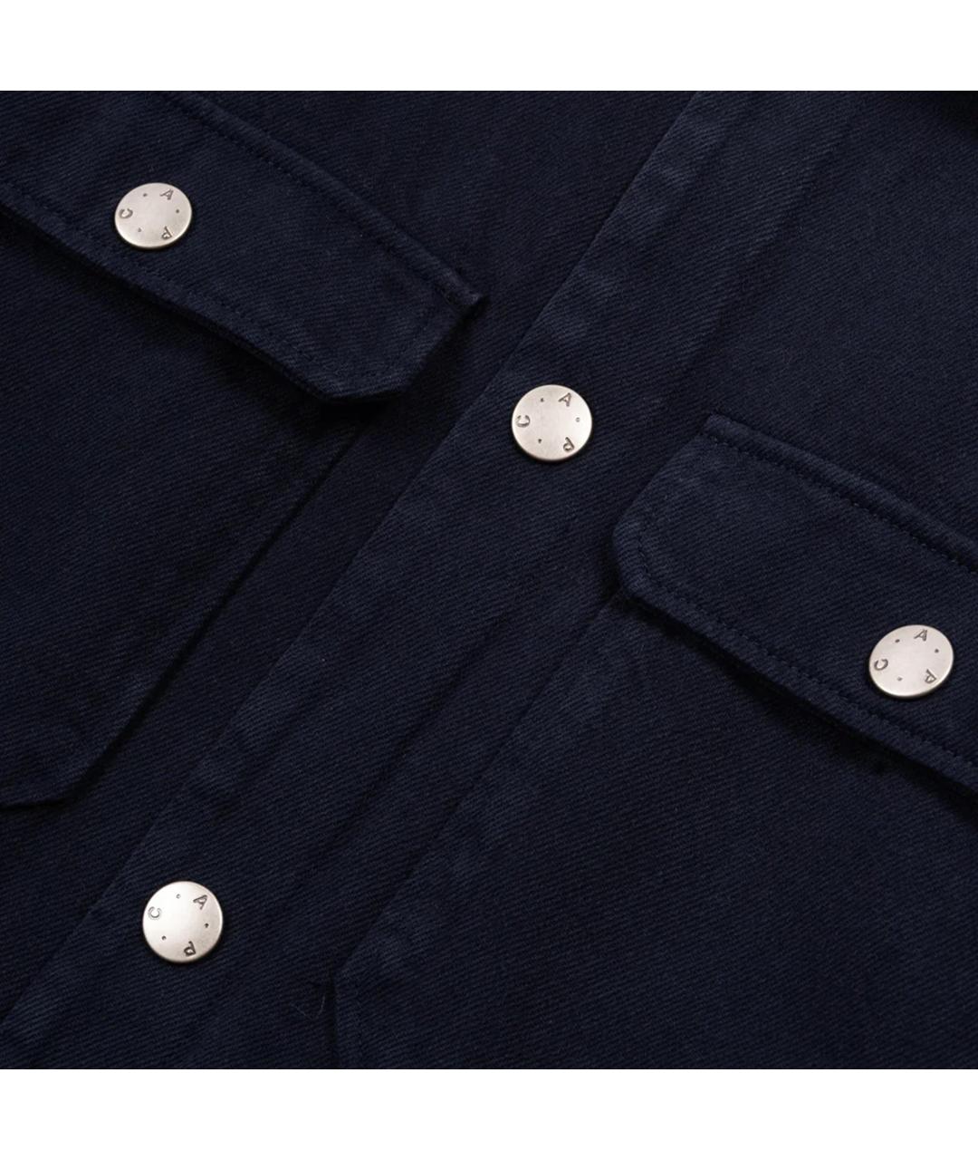 A.P.C. Темно-синяя шерстяная куртка, фото 3