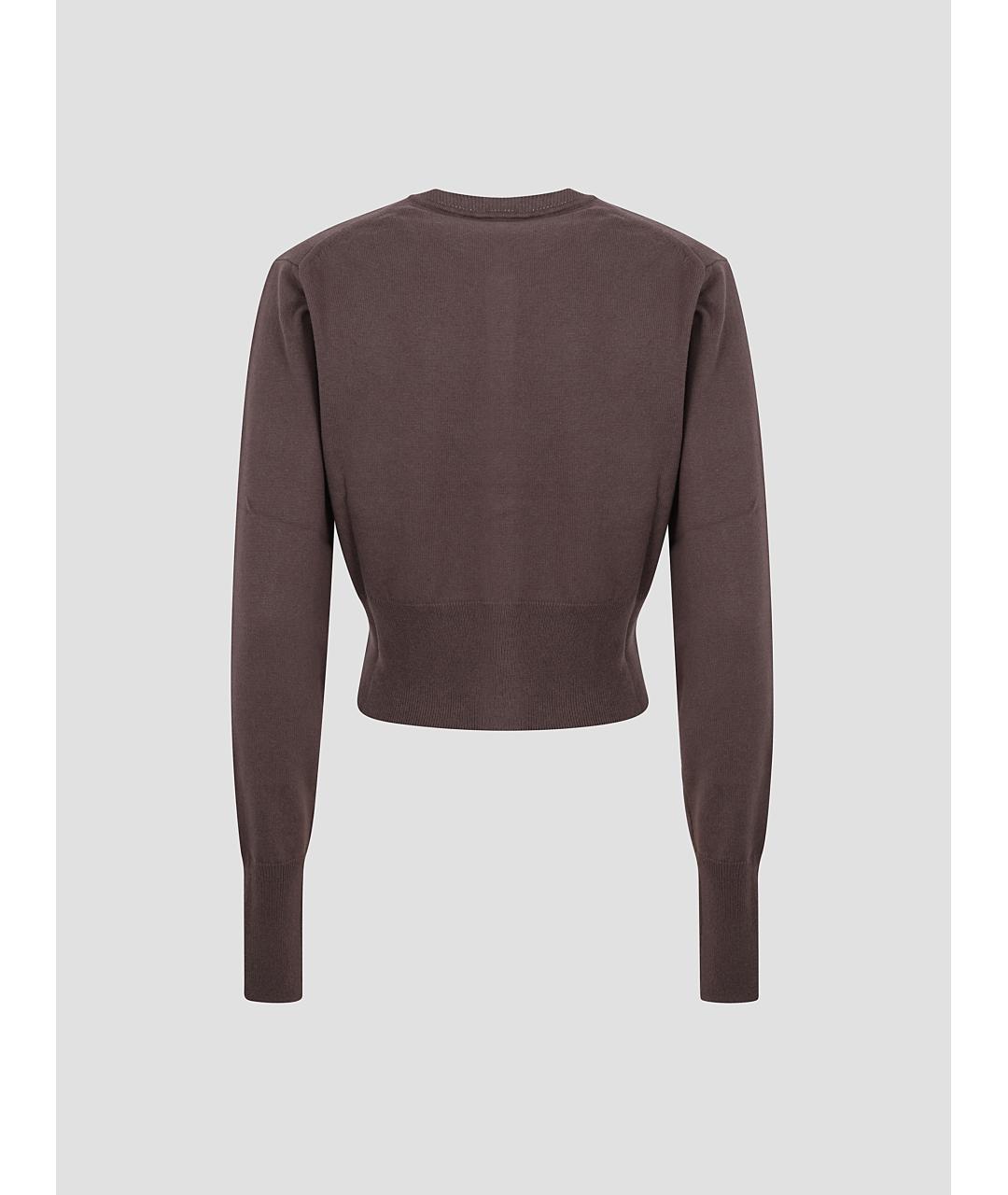 VIVIENNE WESTWOOD Коричневый хлопковый кардиган, фото 2