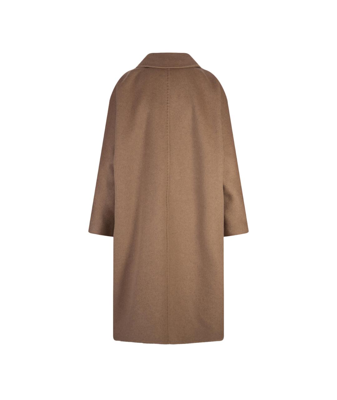 MAX MARA Бежевое шерстяное пальто, фото 2
