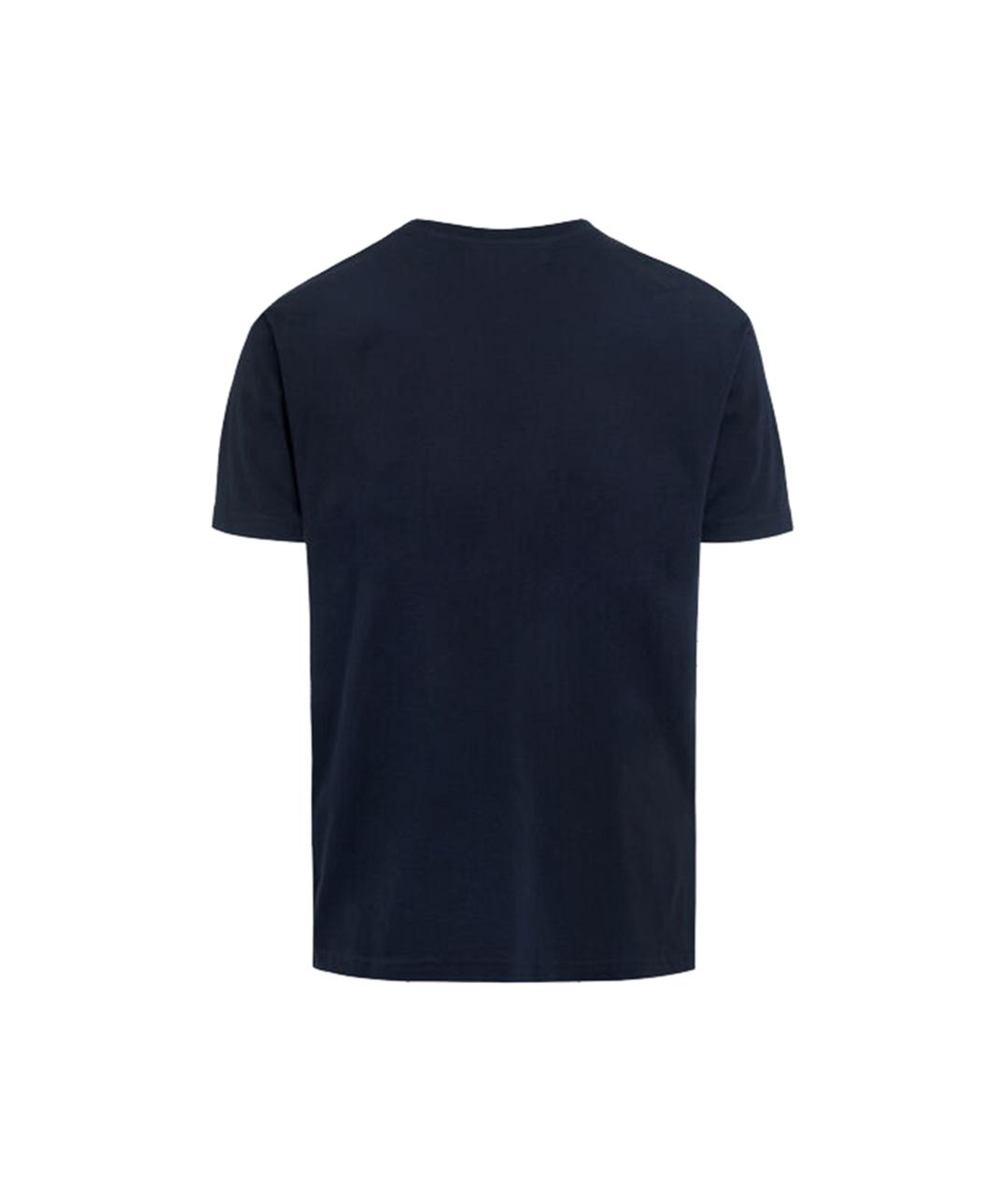 VIVIENNE WESTWOOD Черная хлопковая футболка, фото 2