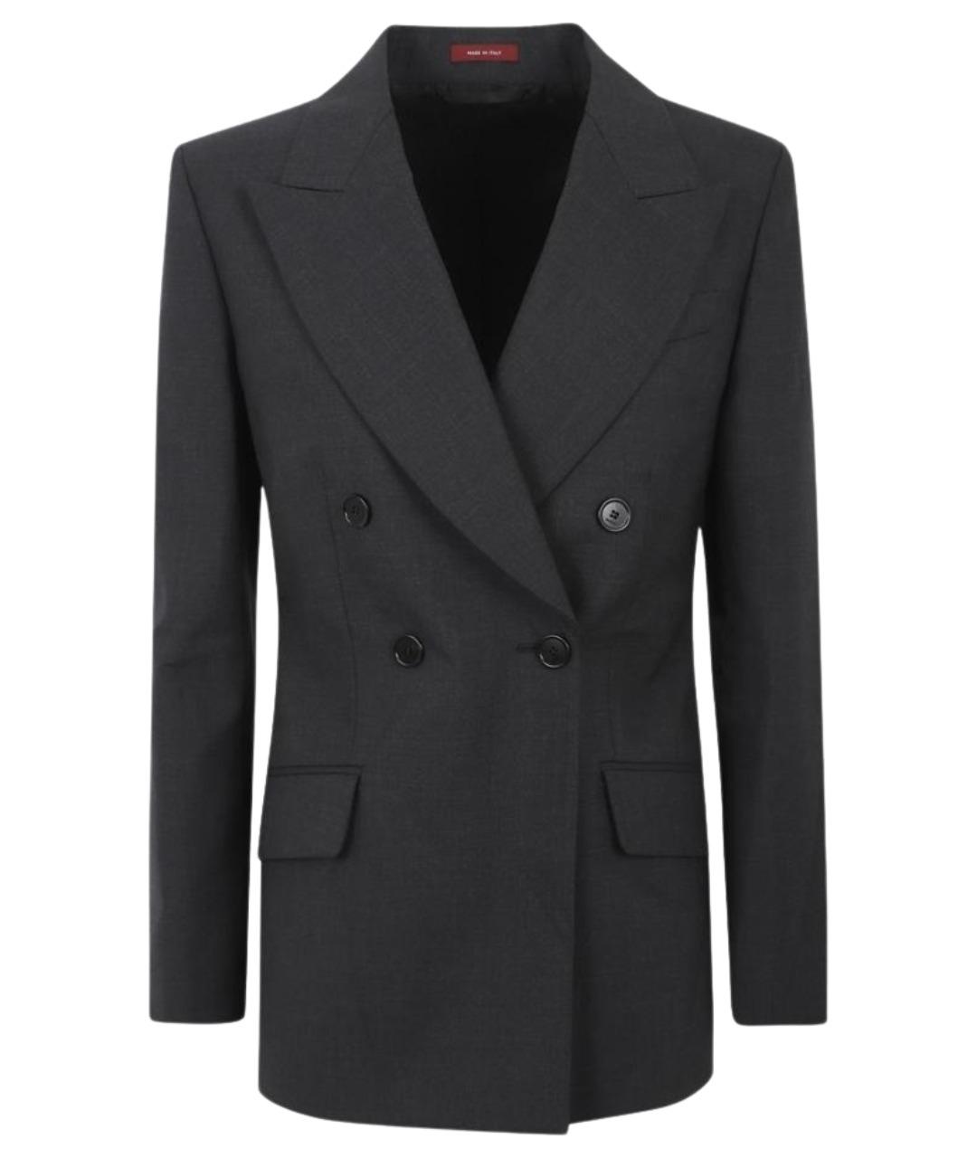 GUCCI Серый шерстяной жакет/пиджак, фото 1