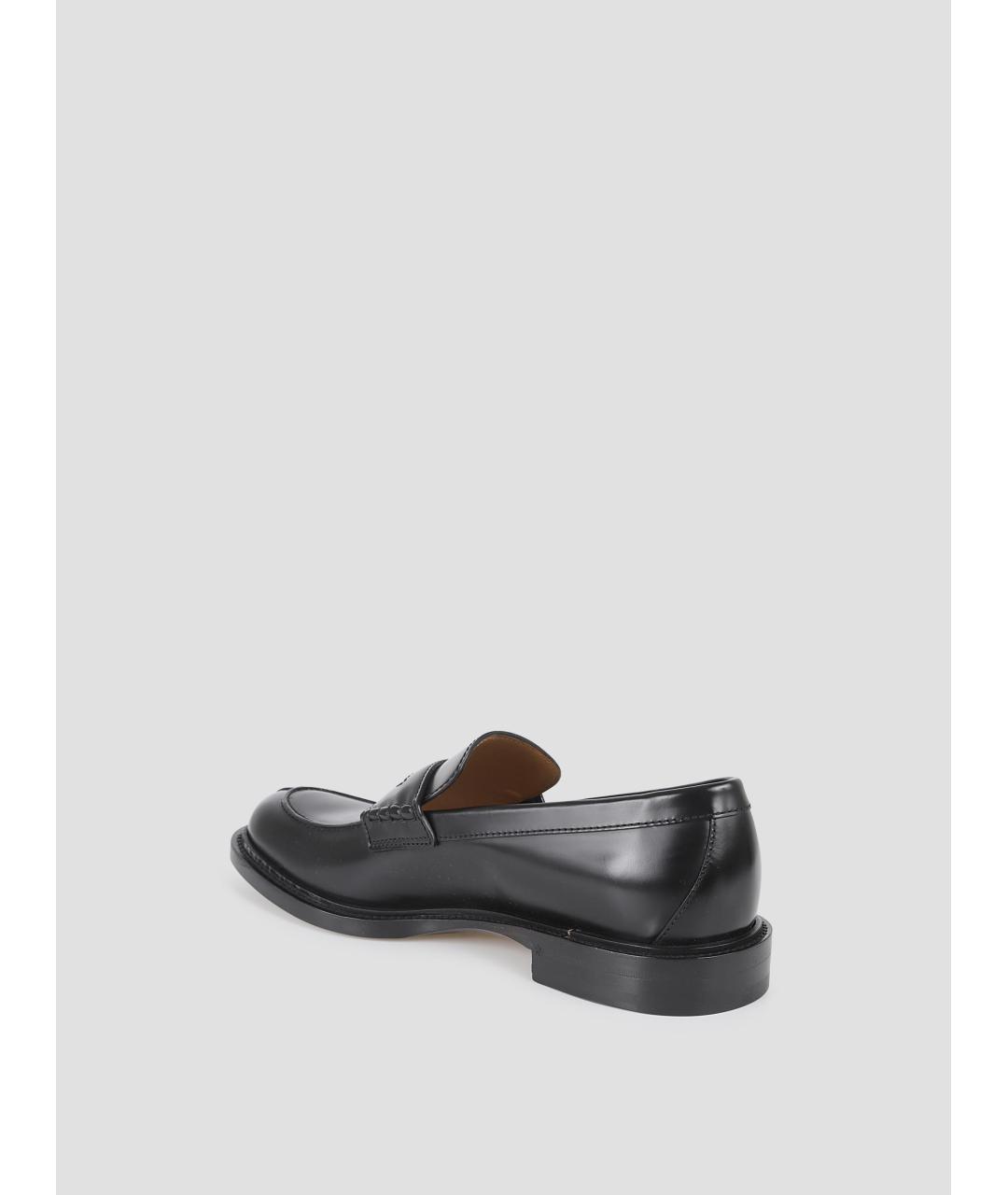 GUCCI Черные кожаные лоферы, фото 2