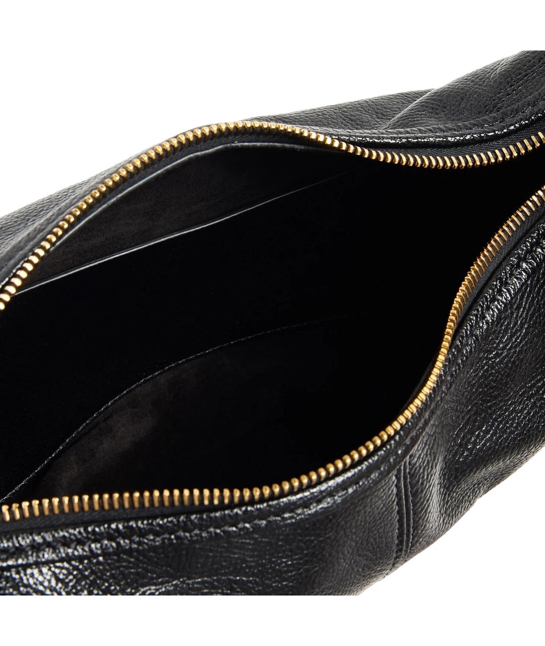 CHLOE Черная кожаная сумка через плечо, фото 4