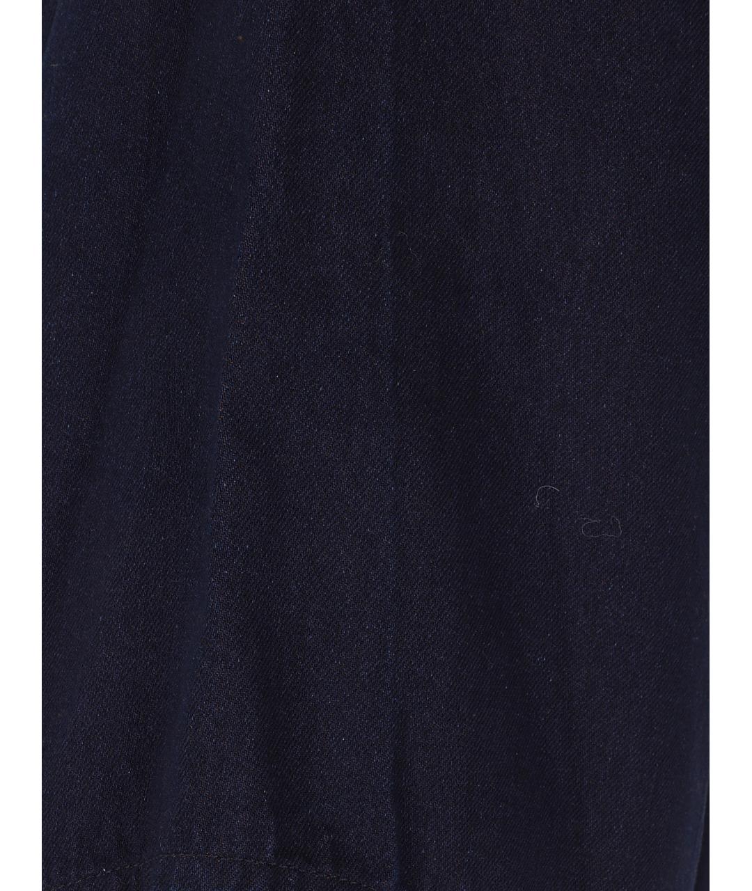 J.W.ANDERSON Темно-синие хлопковые прямые джинсы, фото 3