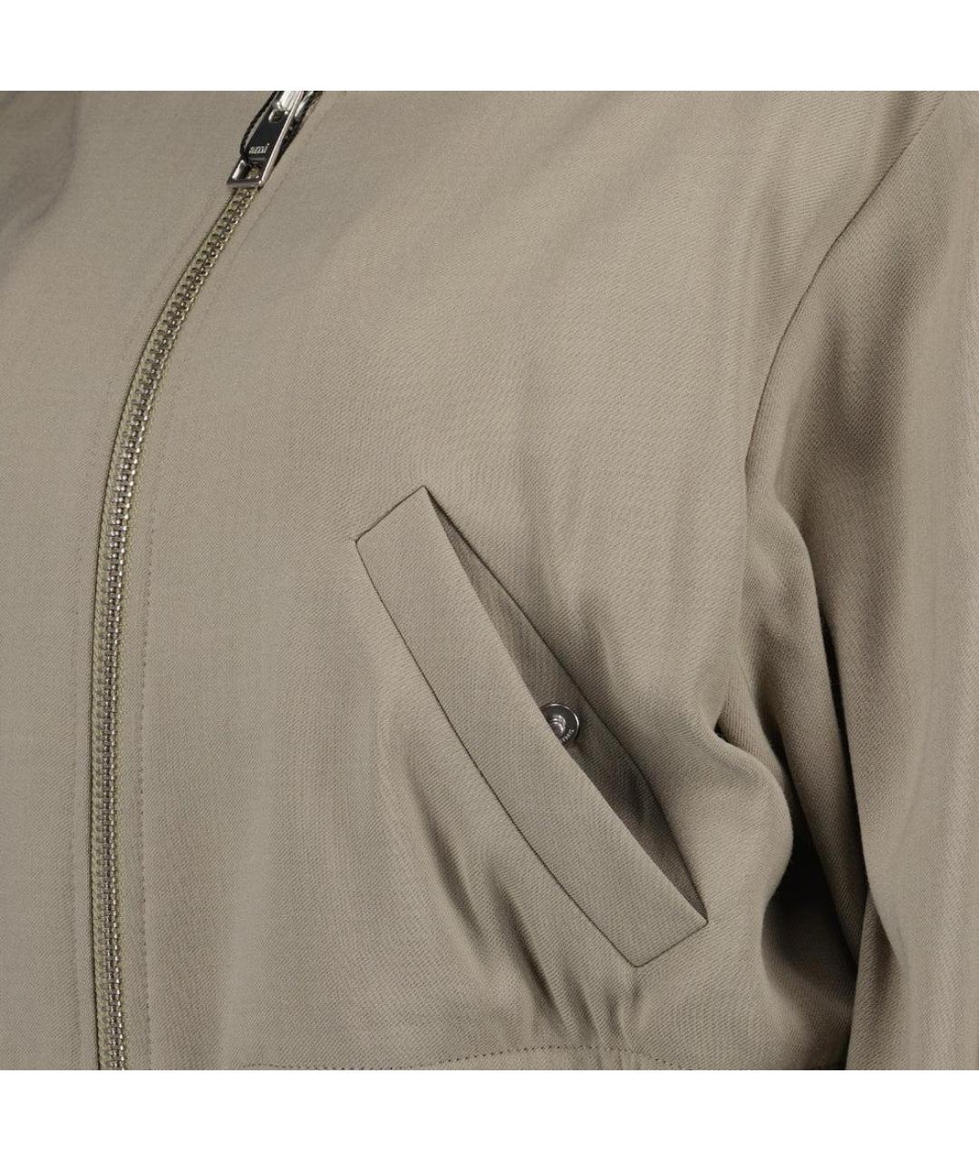 Ami Paris Бежевая вискозная куртка, фото 3