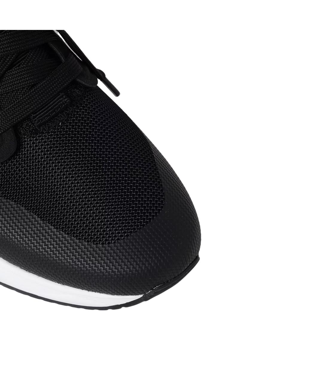 TOM FORD Черные текстильные низкие кроссовки / кеды, фото 3