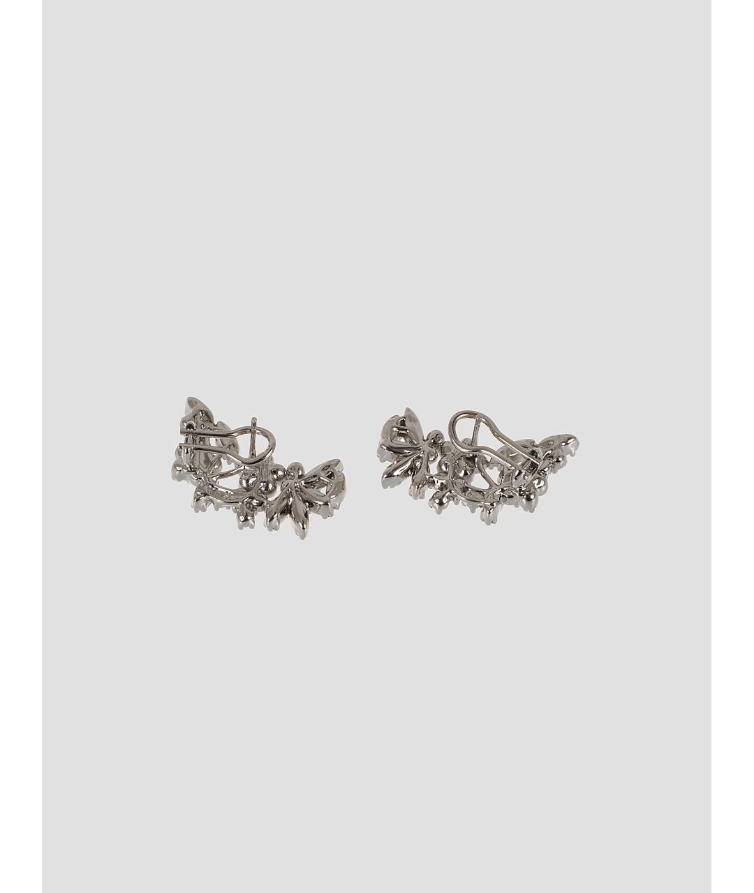 JIL SANDER Серебряные металлические серьги, фото 2