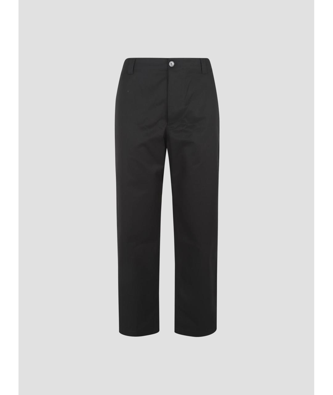 GUCCI Черные хлопковые повседневные брюки, фото 4