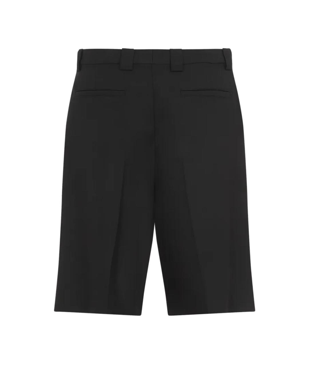 GUCCI Черные полиэстеровые шорты, фото 2