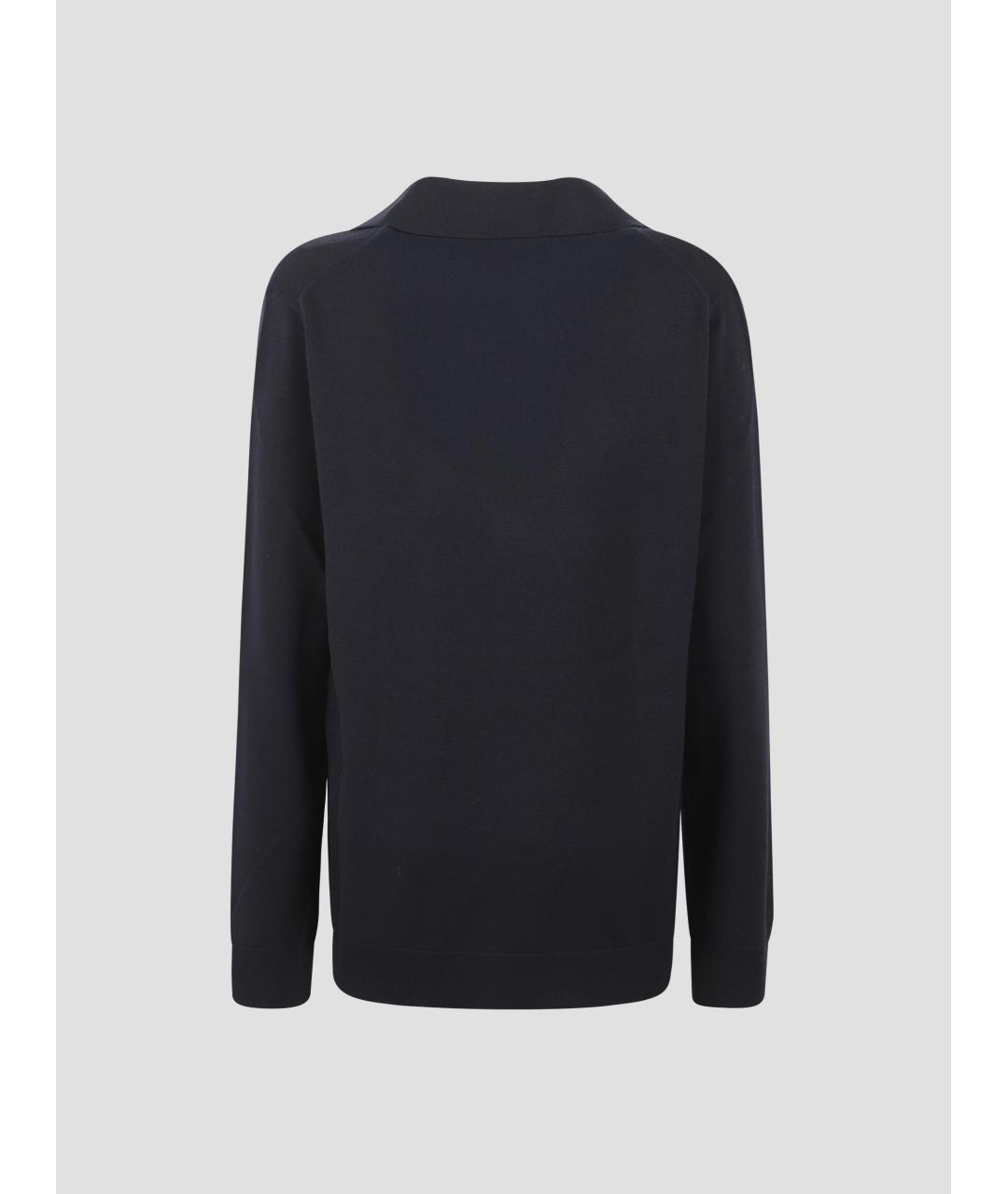 GUCCI Темно-синий шерстяной джемпер / свитер, фото 2