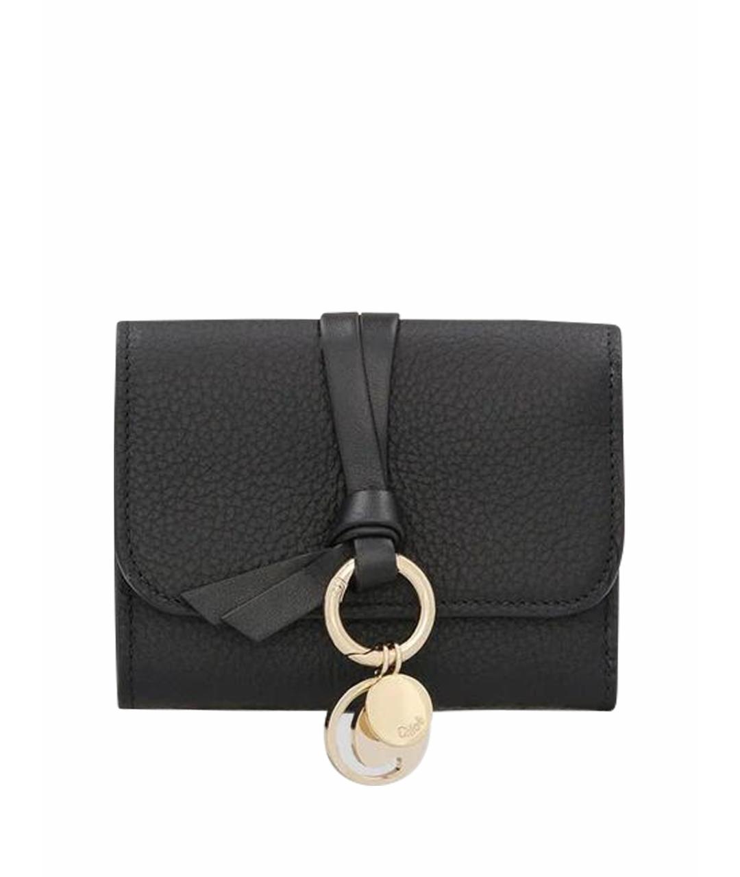 CHLOE Черный кожаный кошелек, фото 1