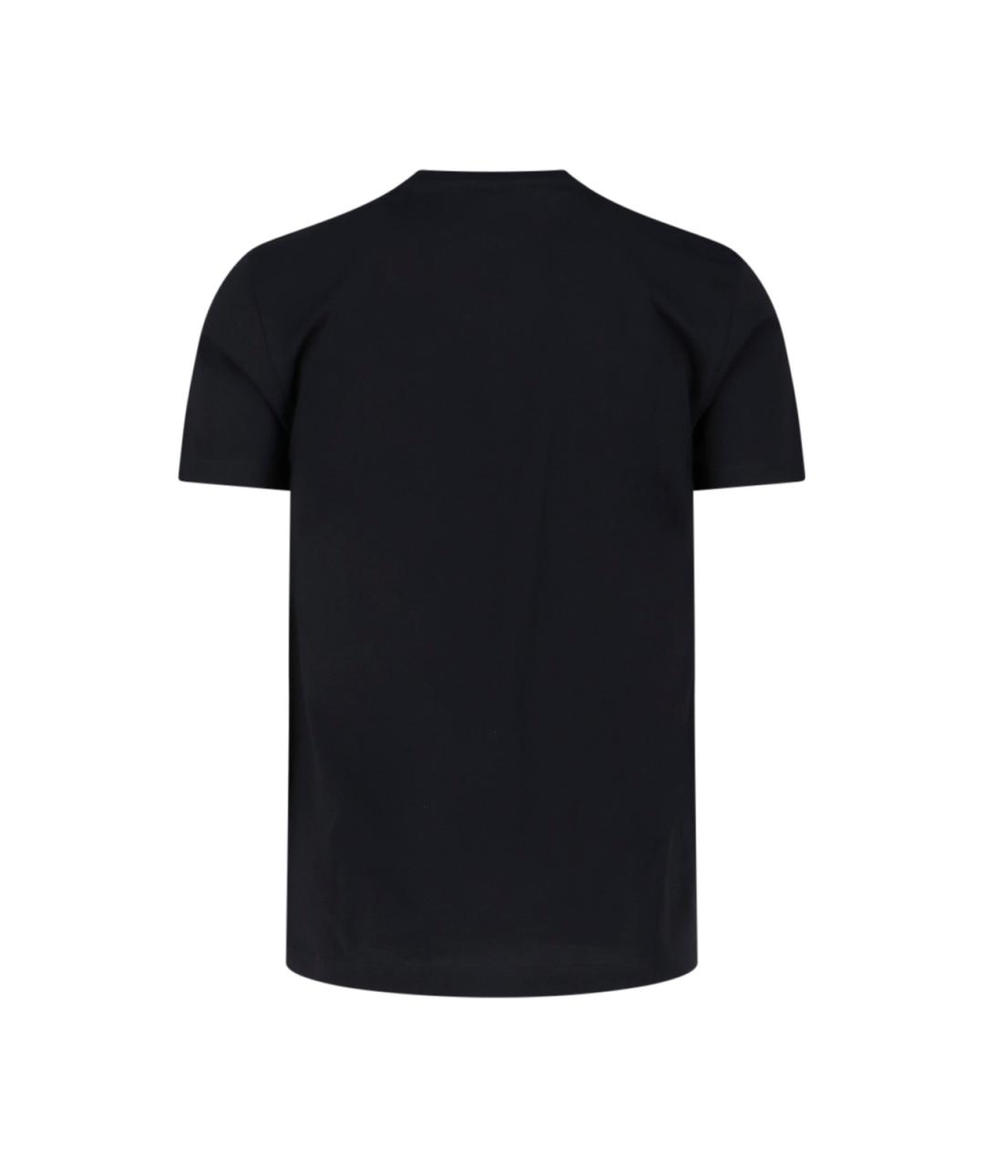 VERSACE Черная хлопковая футболка, фото 2