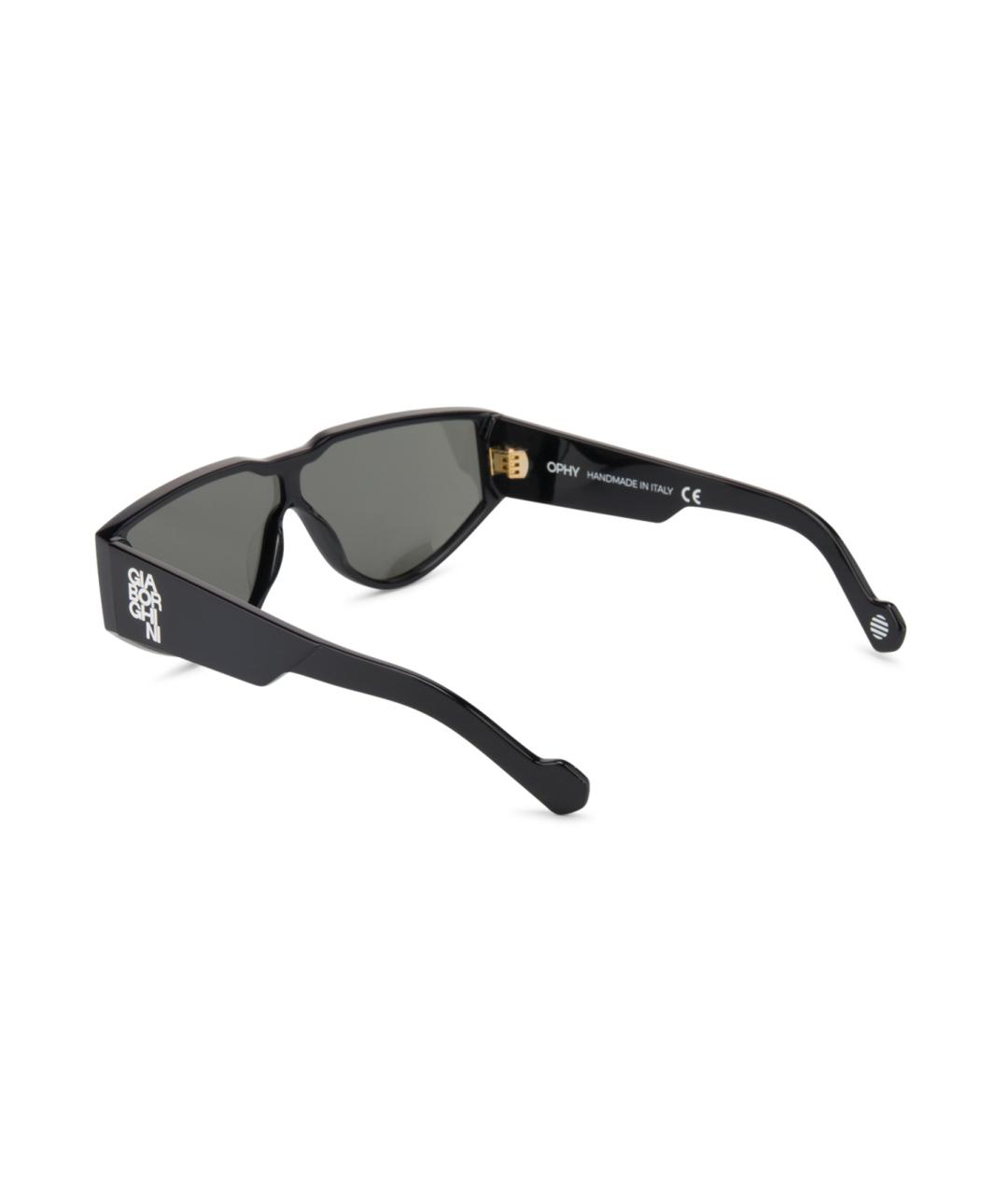 GIABORGHINI Черные пластиковые солнцезащитные очки, фото 2