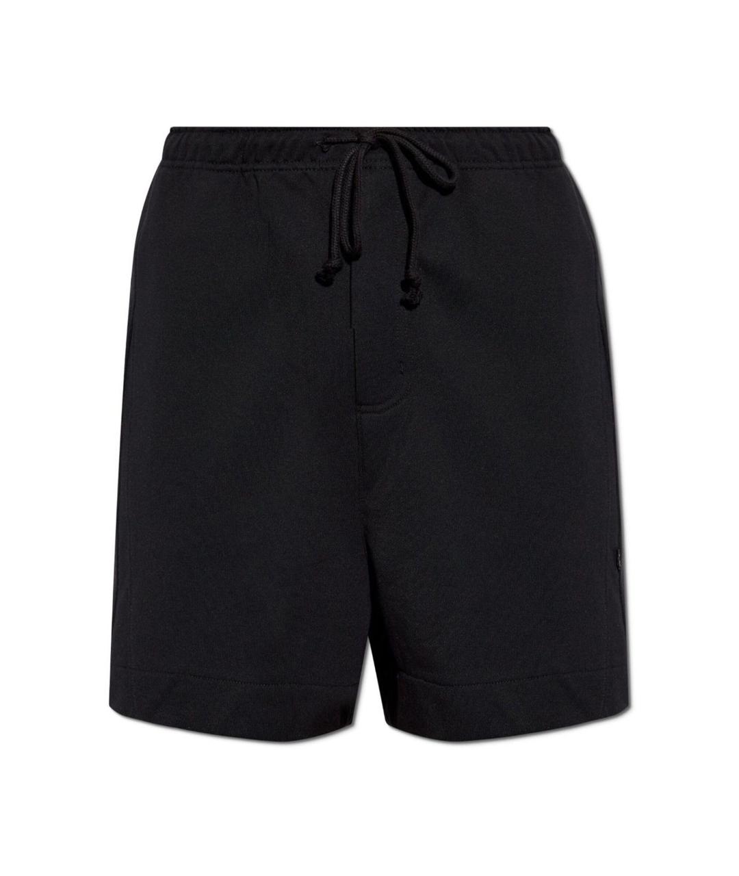 Y-3 Черные хлопковые шорты, фото 1