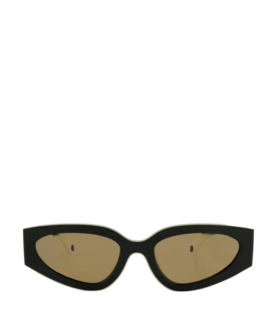 CHANEL Черные пластиковые солнцезащитные очки, фото 1