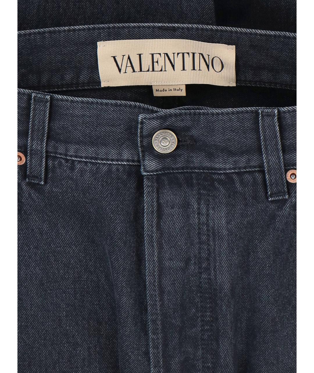 VALENTINO Синие прямые джинсы, фото 4