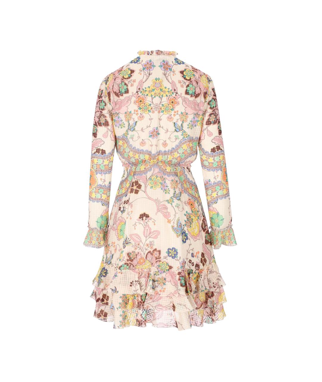 ETRO Мульти шелковое повседневное платье, фото 2