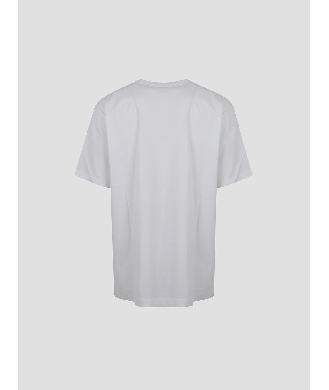 DRIES VAN NOTEN Белая хлопковая футболка, фото 2