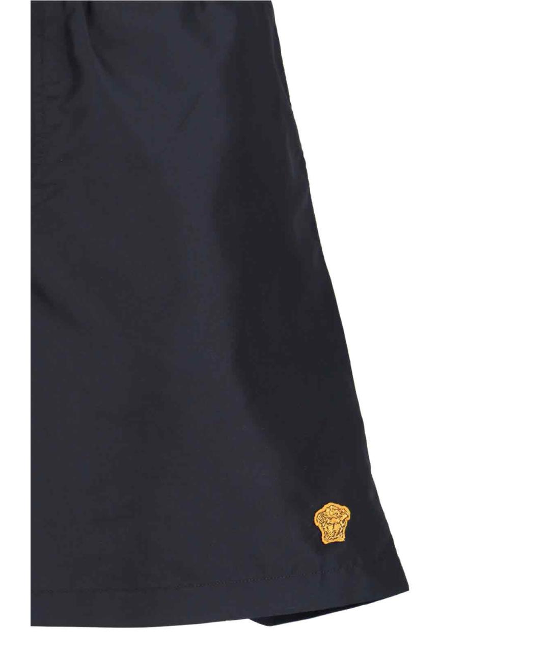 VERSACE Черные полиэстеровые плавки, фото 3