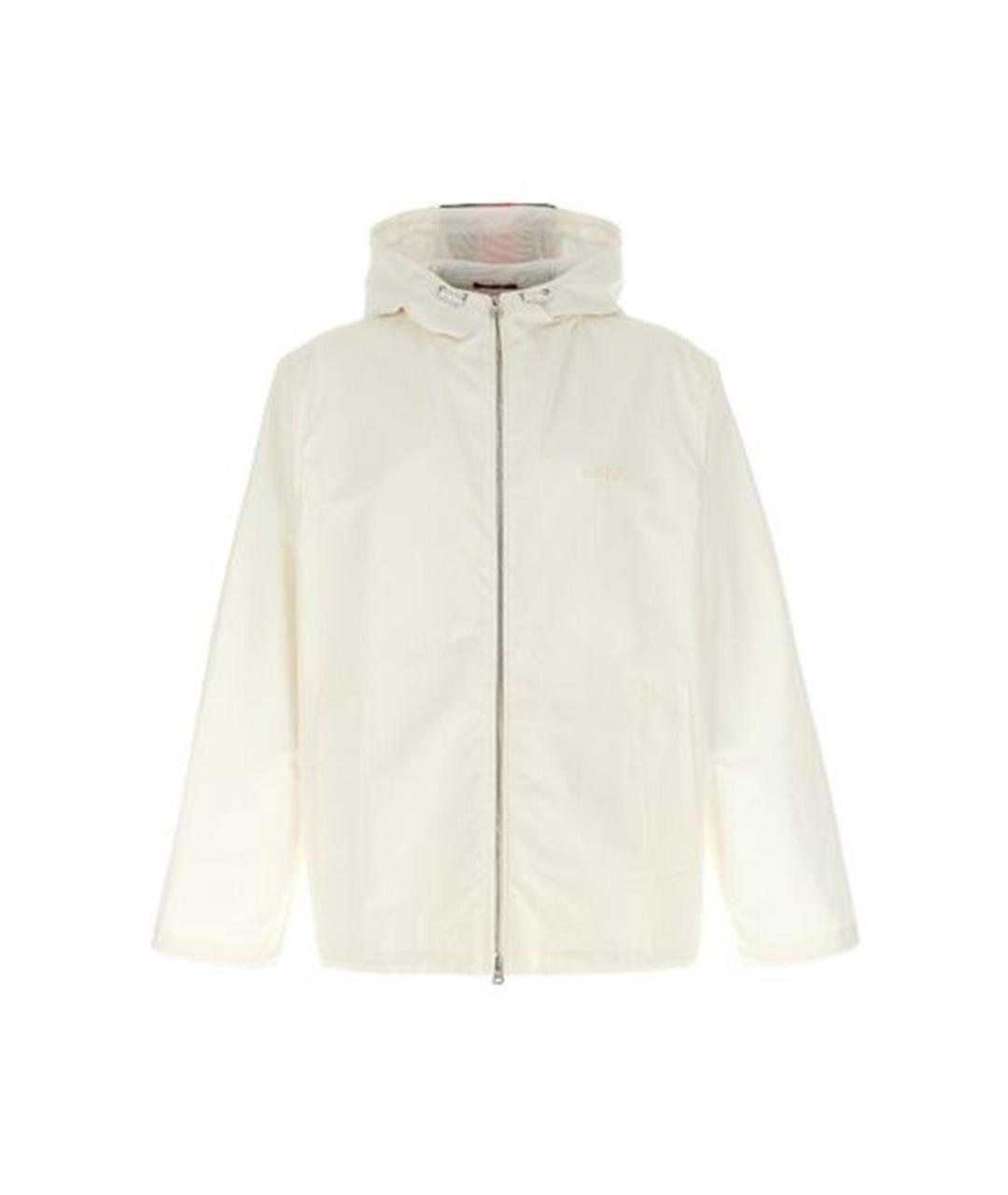 GUCCI Белая хлопковая куртка, фото 1