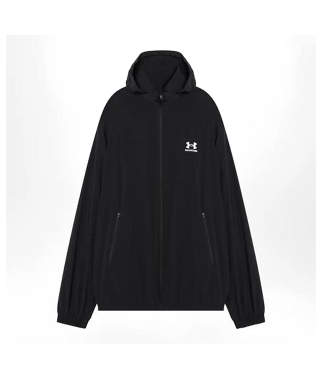 BALENCIAGA Черная полиэстеровая куртка, фото 2