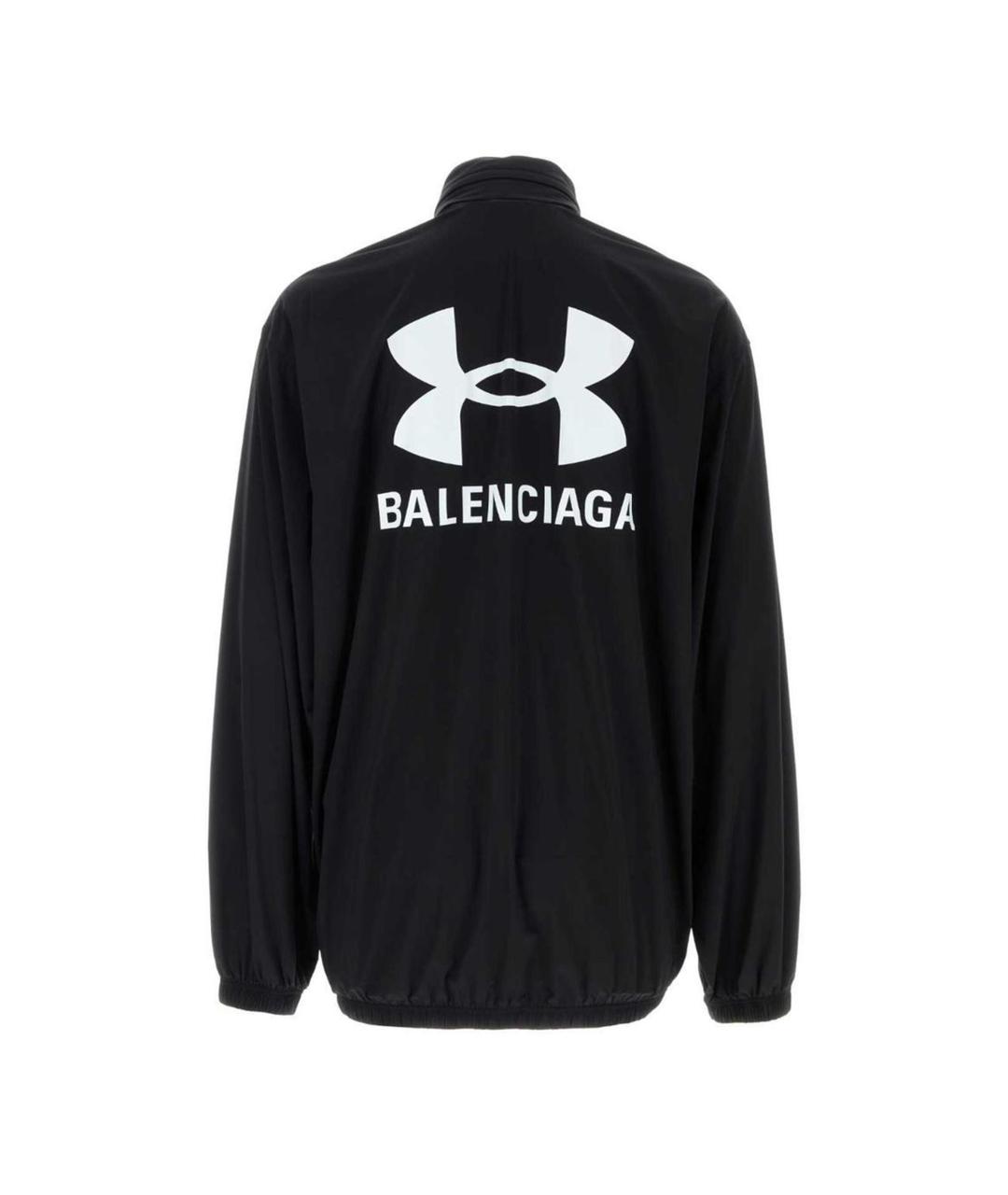 BALENCIAGA Черная полиэстеровая куртка, фото 3