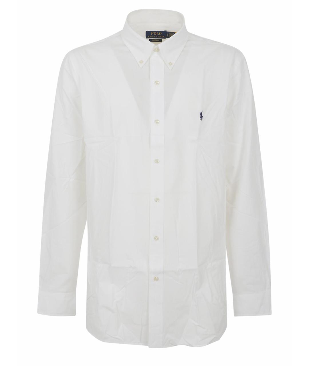 POLO RALPH LAUREN Белая хлопковая кэжуал рубашка, фото 1