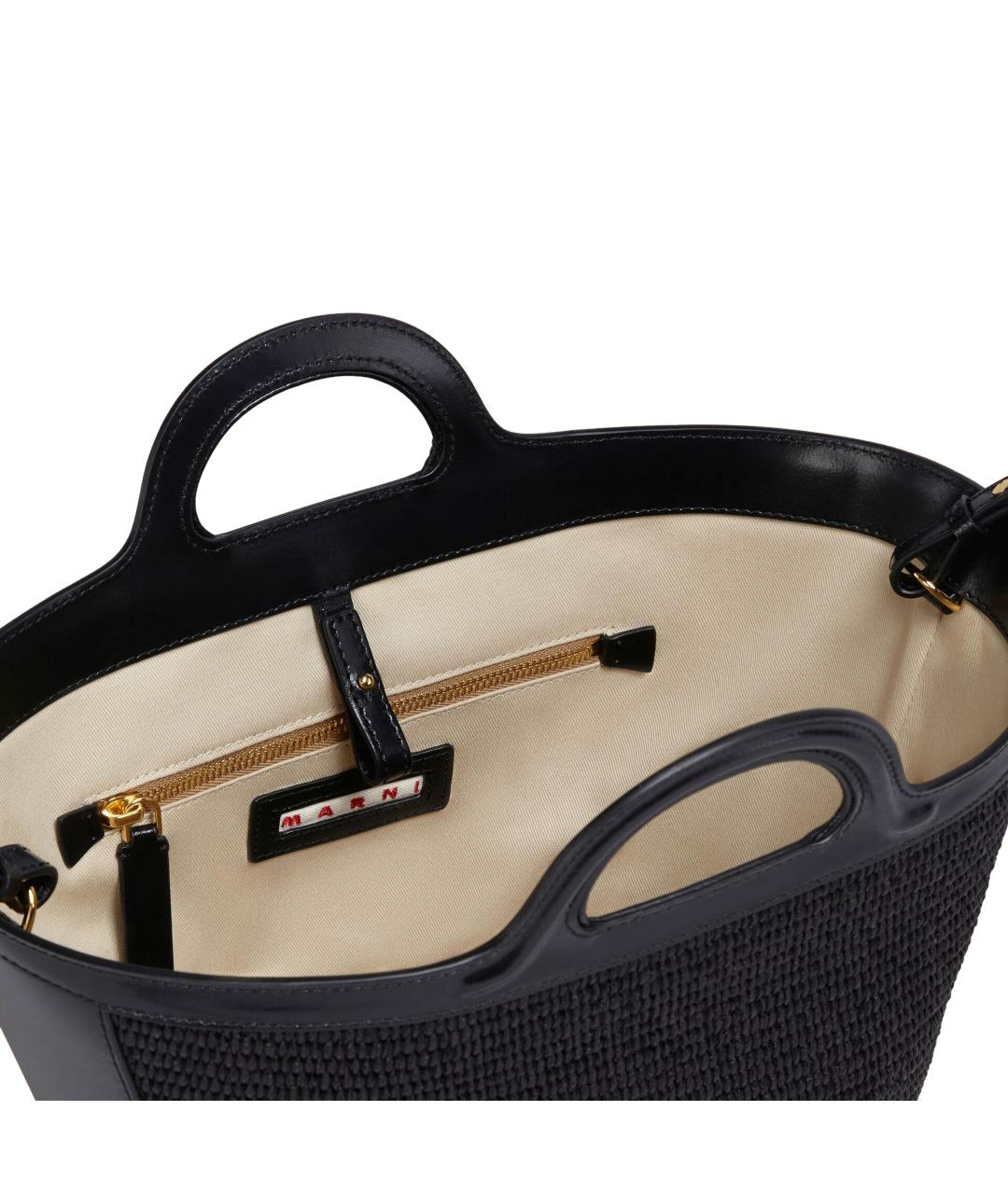 MARNI Черная сумка тоут, фото 2