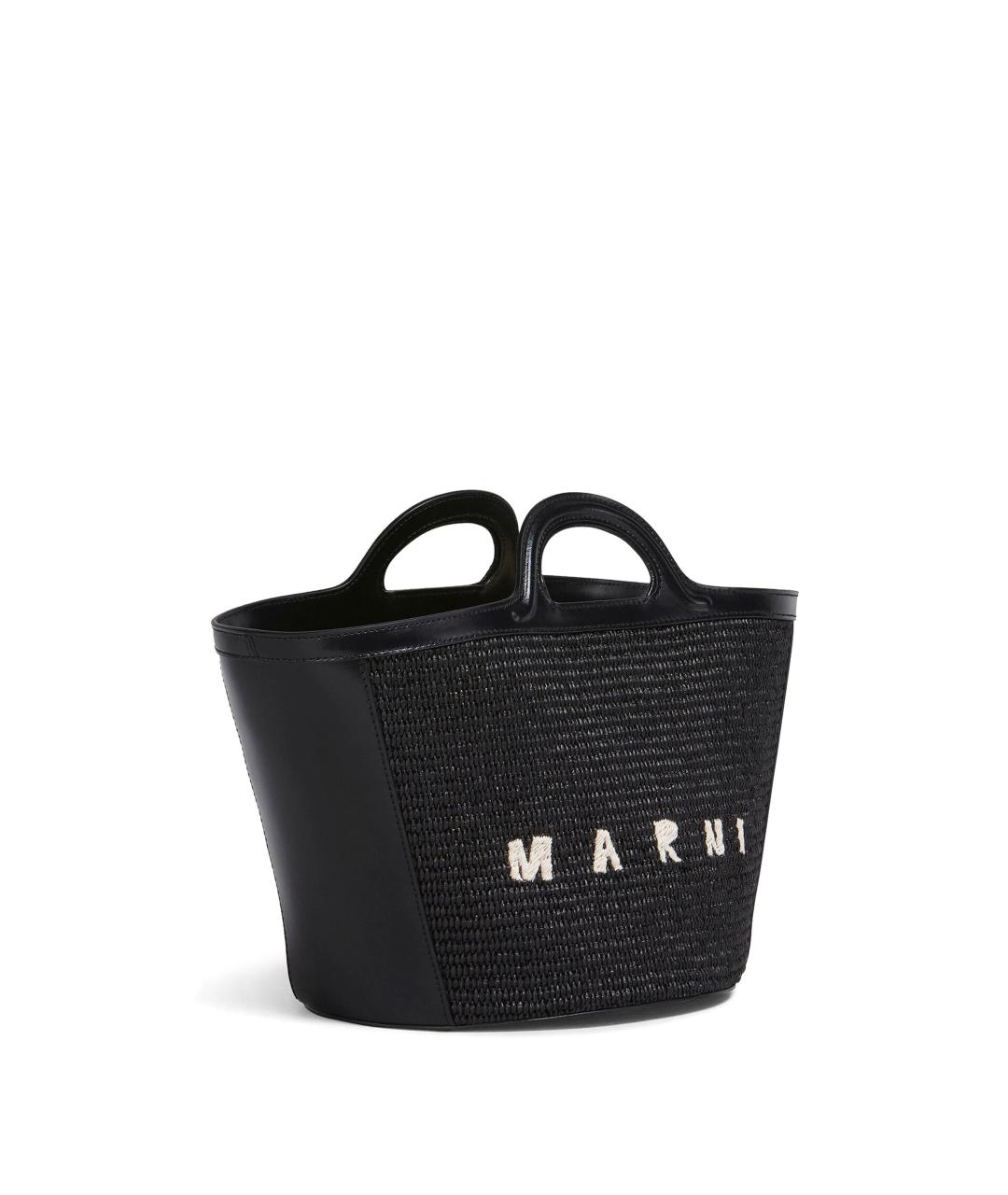 MARNI Черная сумка тоут, фото 3