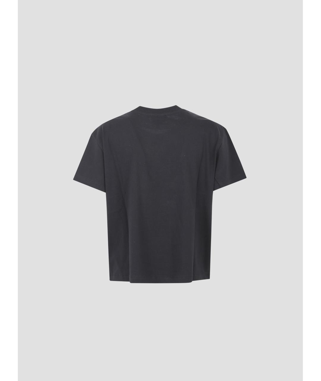 A.P.C. Темно-синяя хлопковая футболка, фото 2