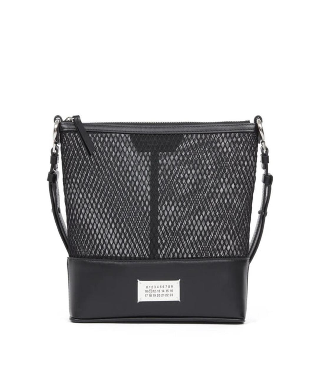 MAISON MARGIELA Черная тканевая сумка тоут, фото 1