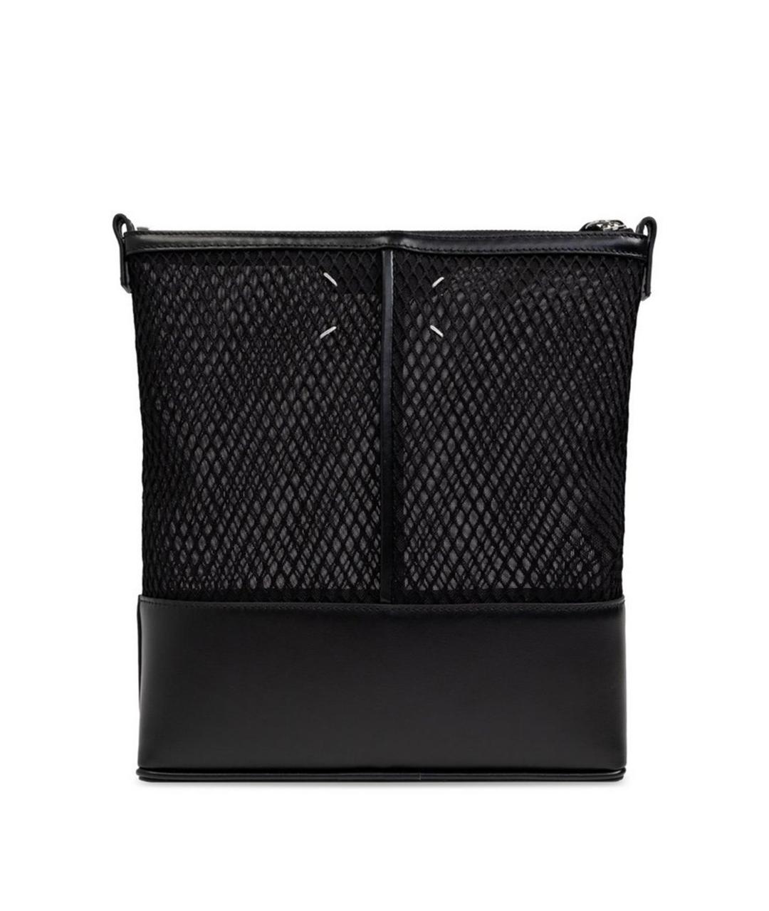 MAISON MARGIELA Черная тканевая сумка тоут, фото 2