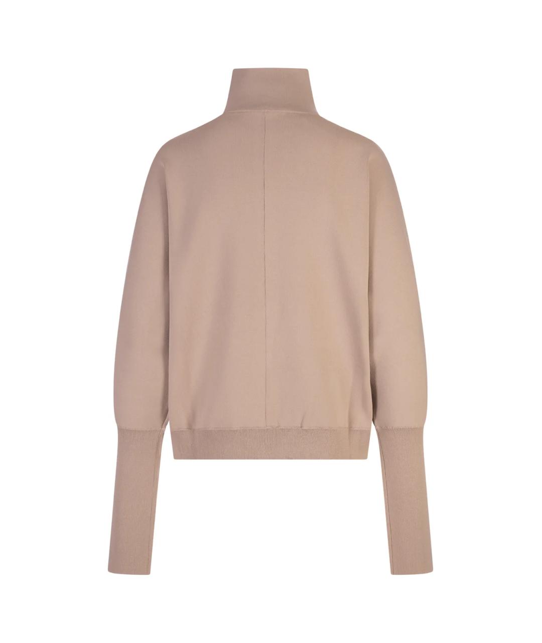 MAX MARA Бежевый вискозный джемпер / свитер, фото 2