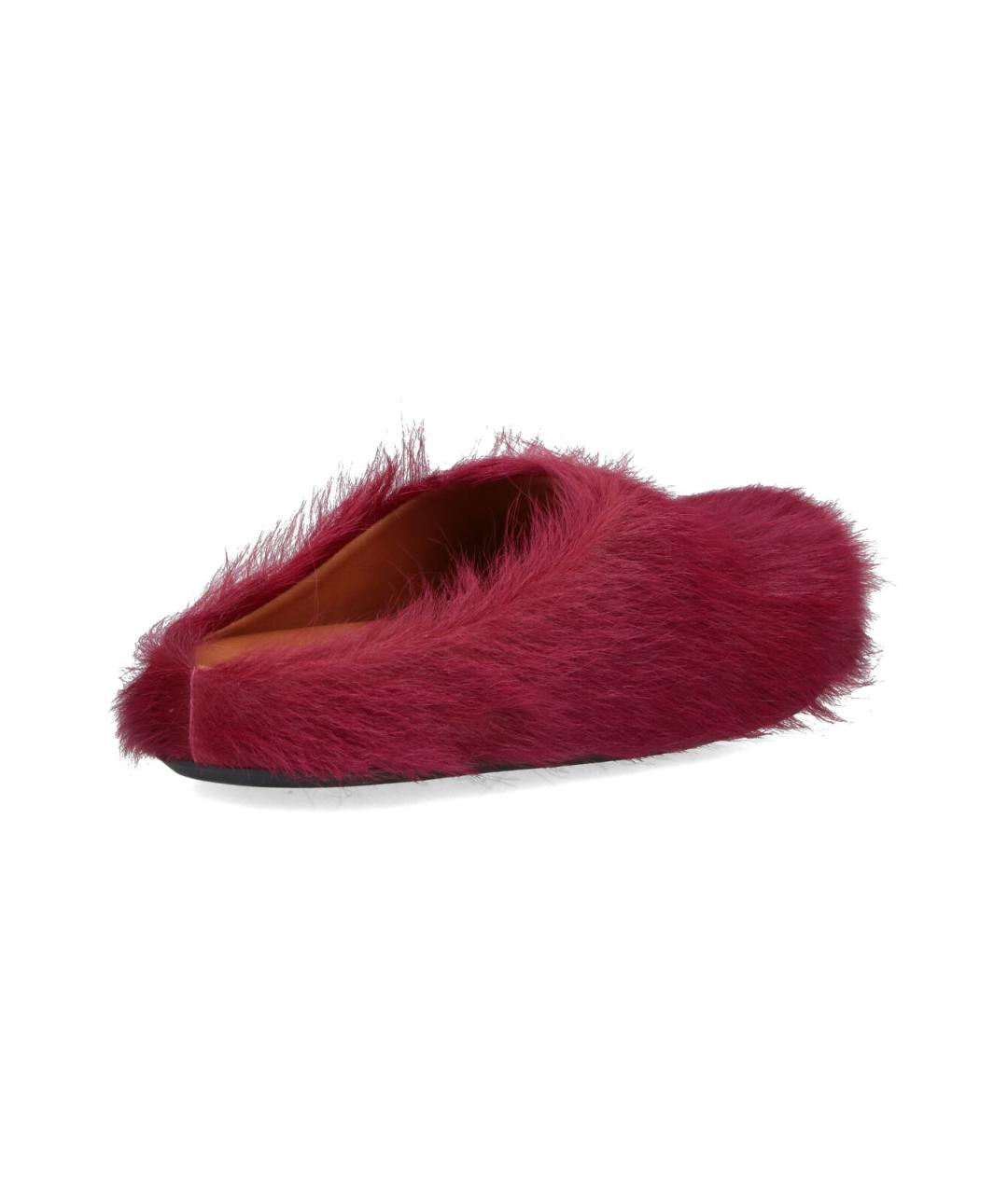 MARNI Красные кожаные сандалии, фото 4