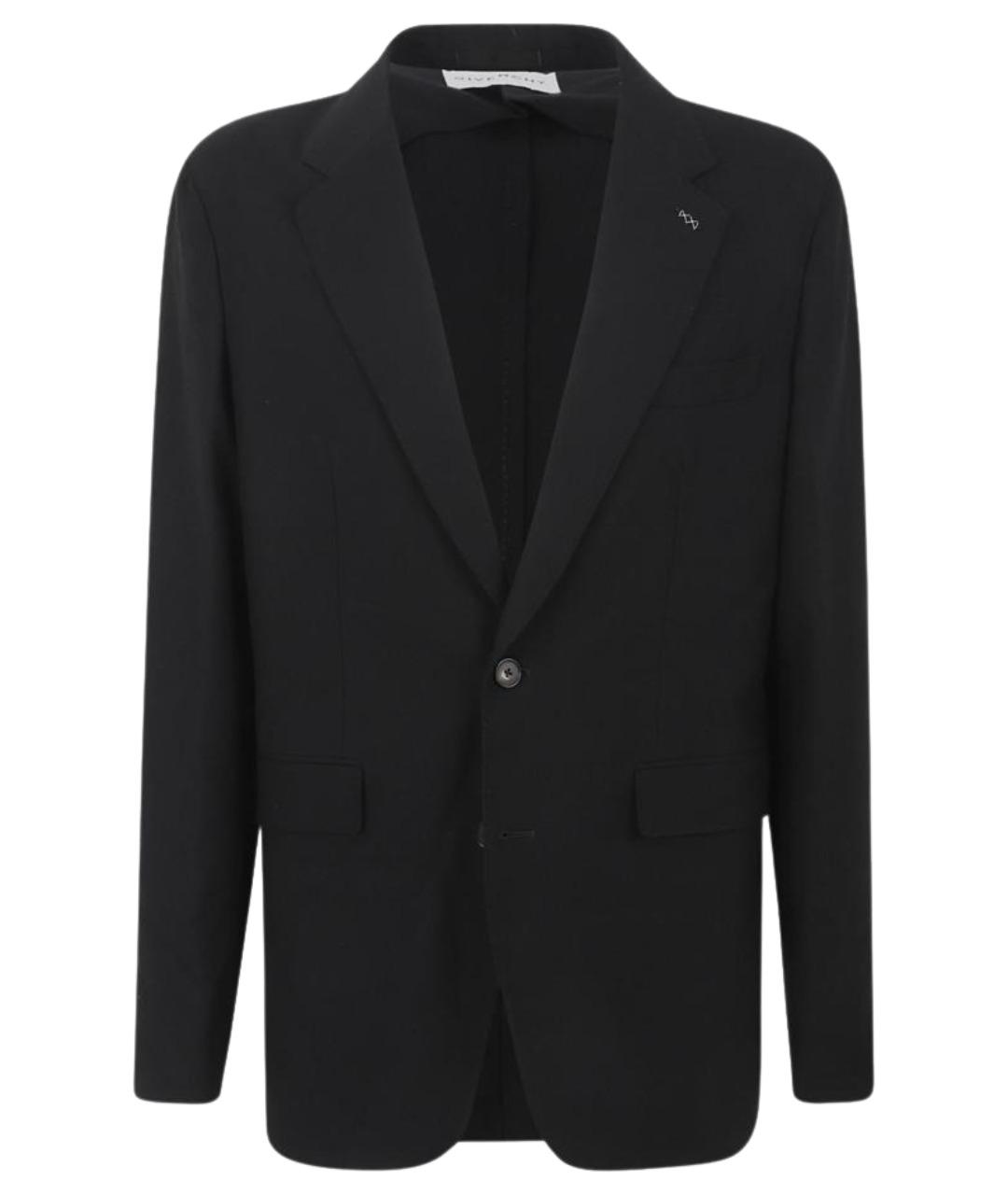 GIVENCHY Черный шерстяной пиджак, фото 1