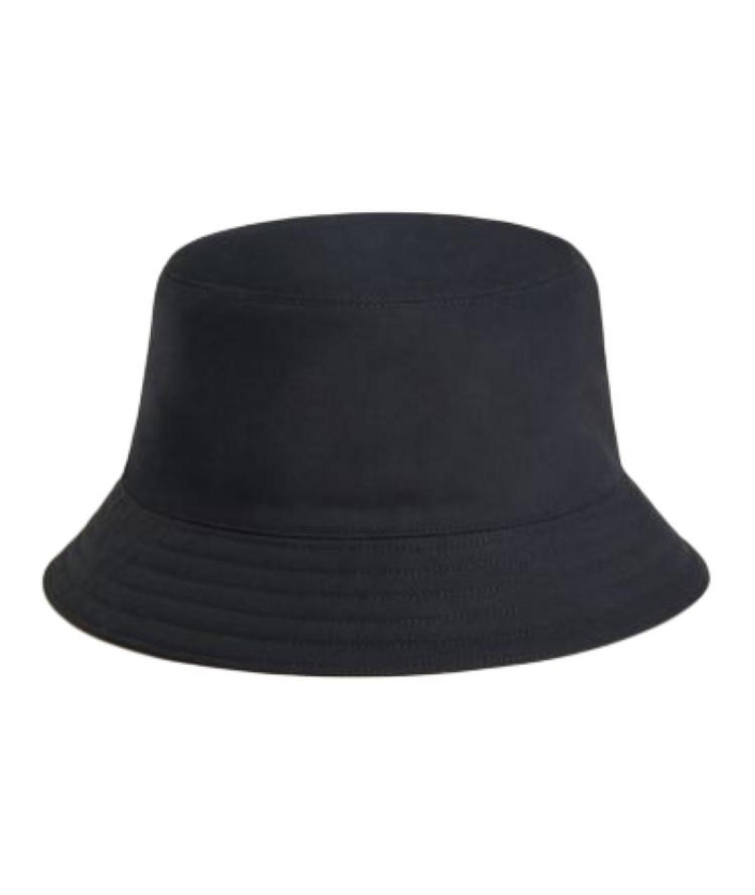 HERMES Черная хлопковая шляпа, фото 2