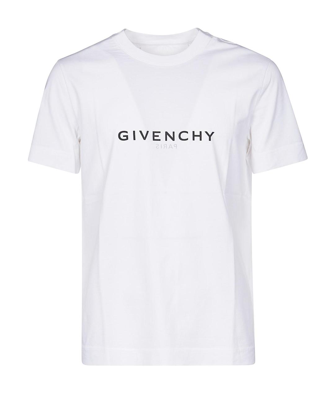 GIVENCHY Белая хлопковая футболка, фото 1