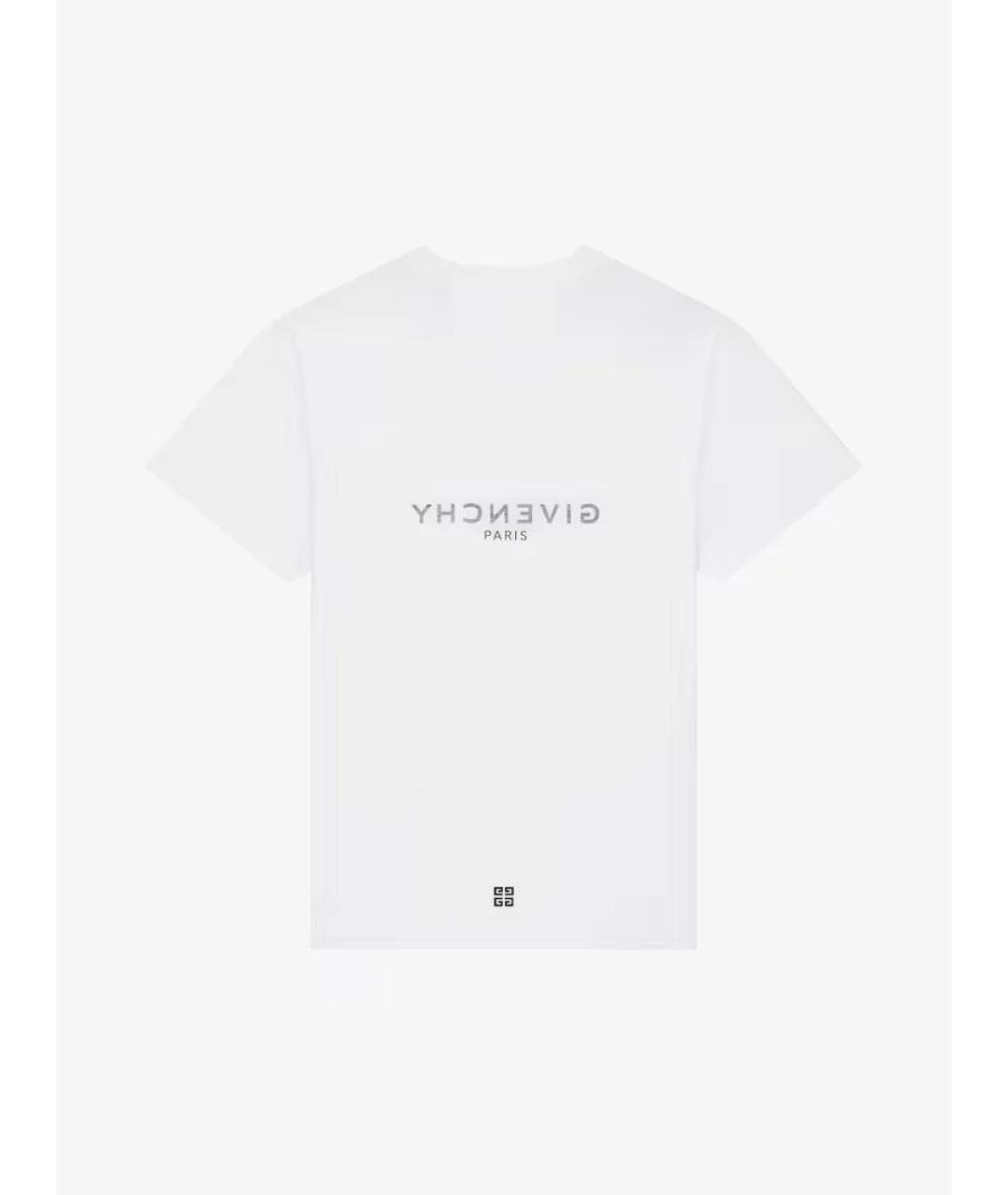 GIVENCHY Белая хлопковая футболка, фото 2