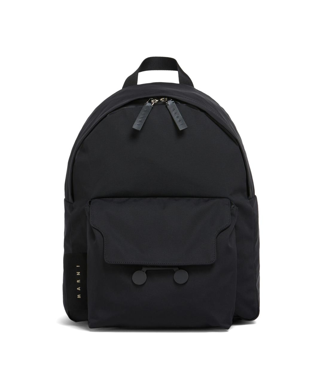 MARNI Черный синтетический рюкзак, фото 1