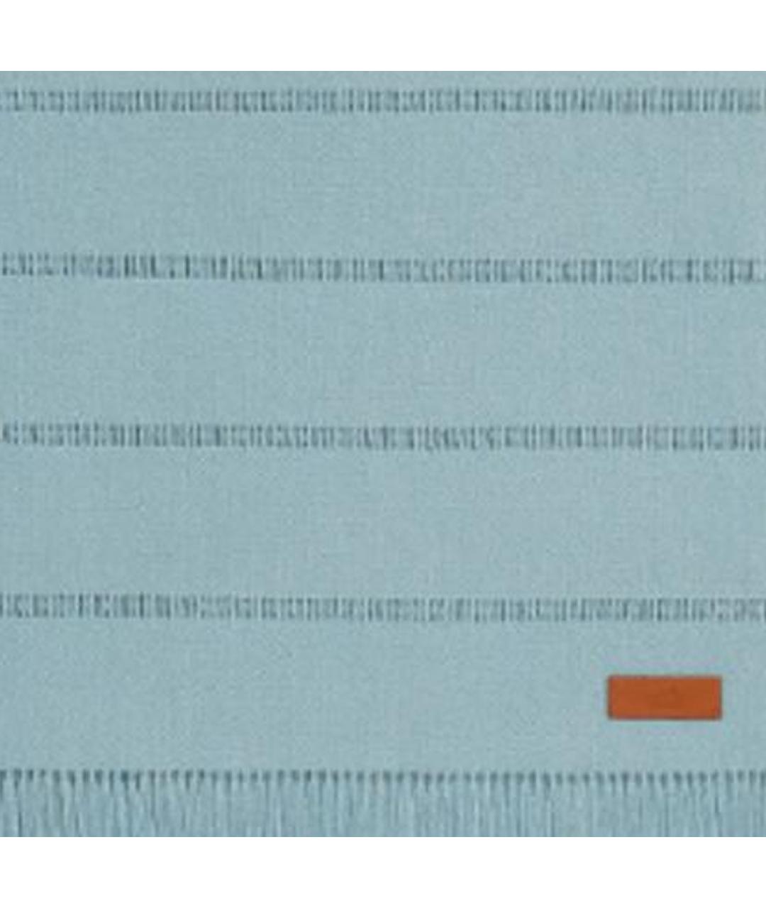 HERMES Голубой кашемировый шарф, фото 3