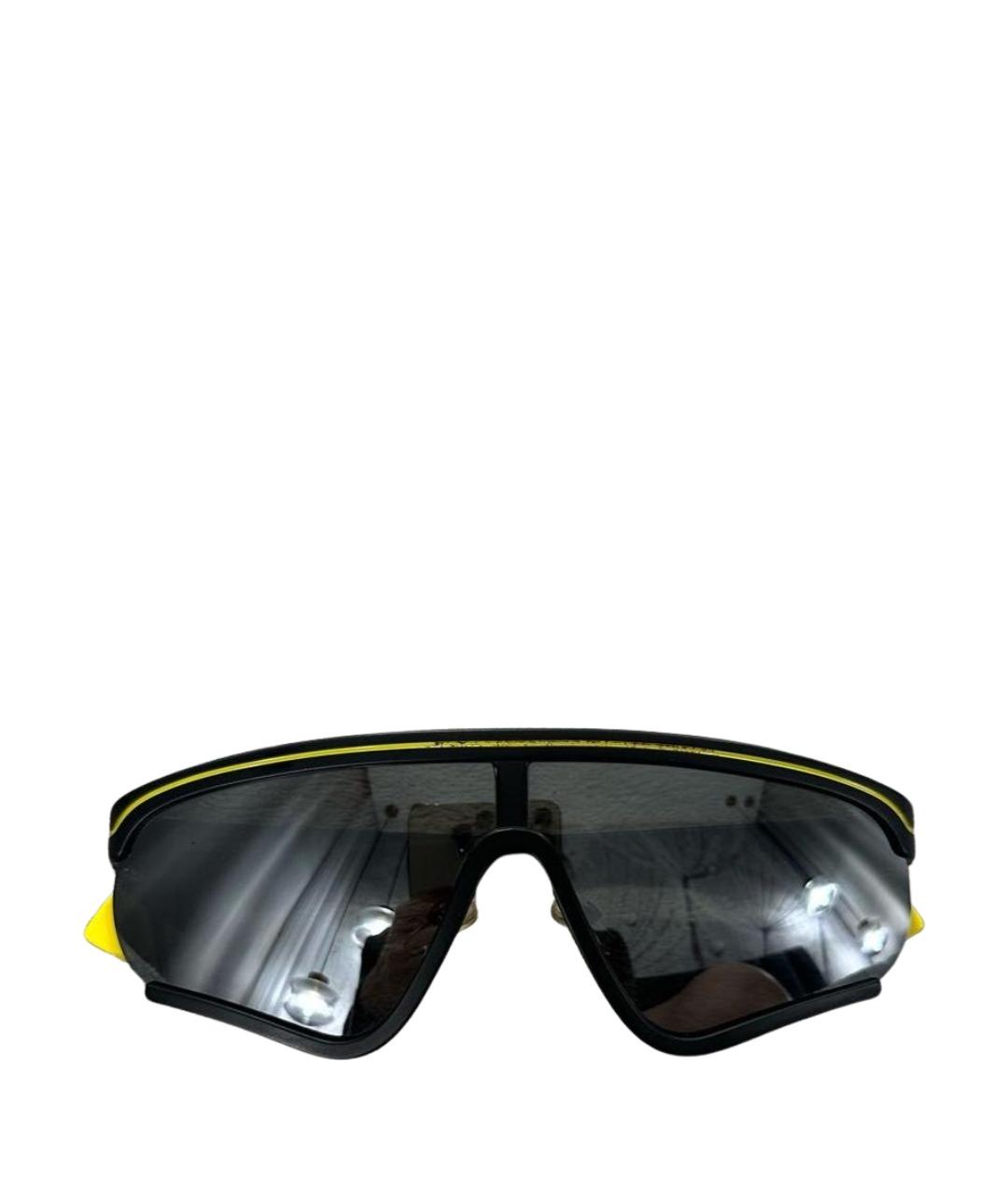 MSGM Черные пластиковые солнцезащитные очки, фото 1