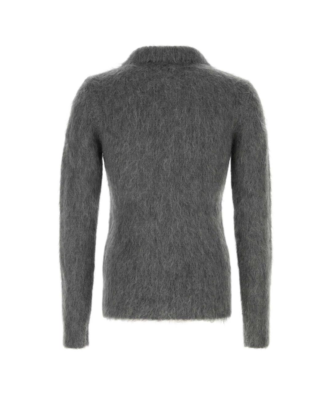GUCCI Серый шерстяной кардиган, фото 2