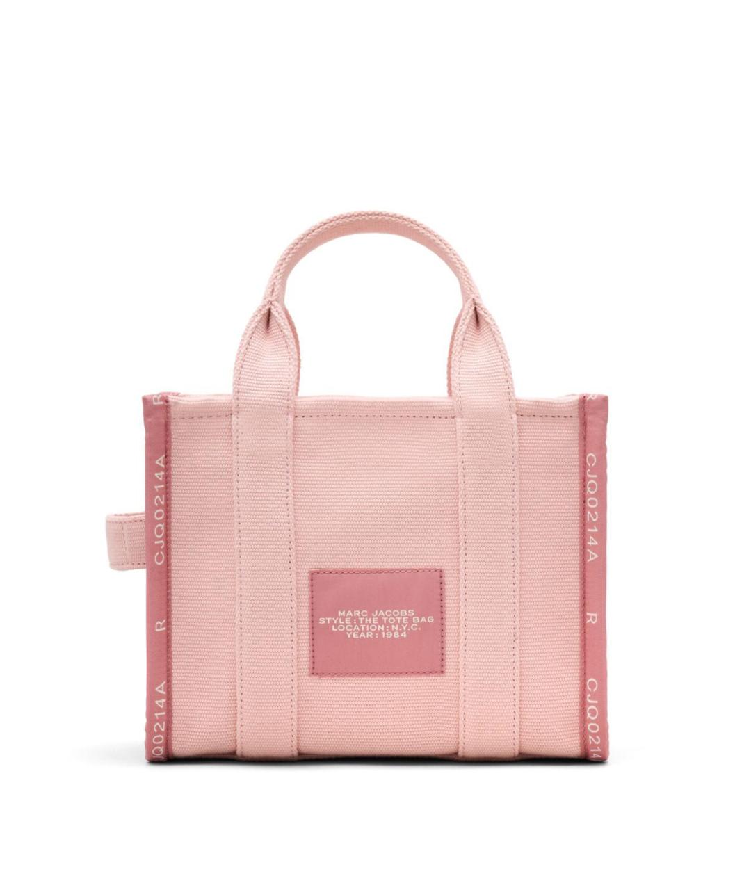MARC JACOBS Розовая тканевая сумка тоут, фото 2