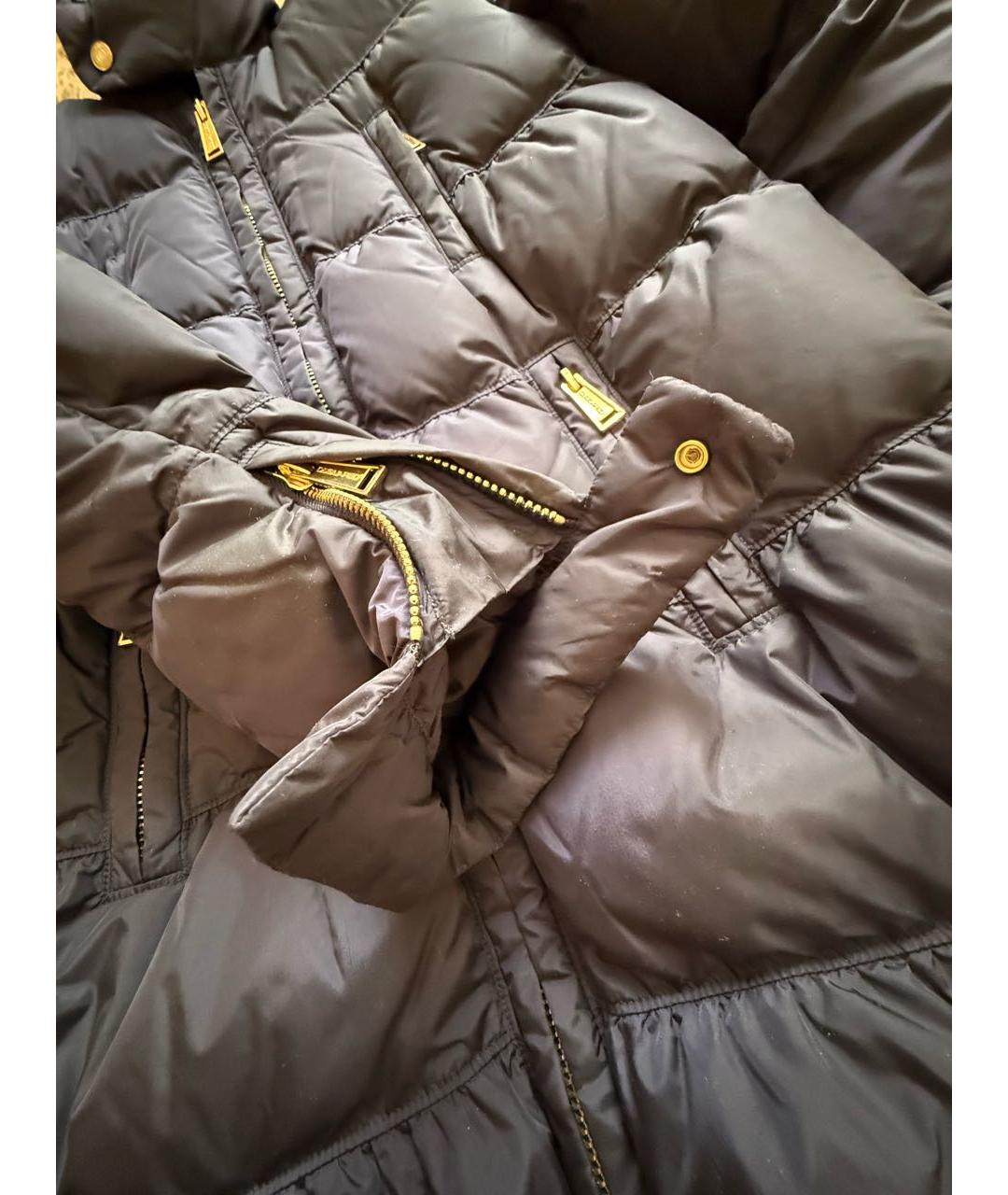 DSQUARED2 Темно-синий полиамидовый пуховик, фото 6